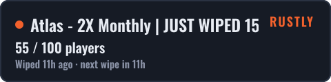 Atlas - 2X Monthly | JUST WIPED 15.10 — live status