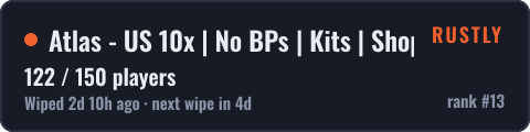 Atlas - US 10x | No BPs | Kits | Shop — live status badge