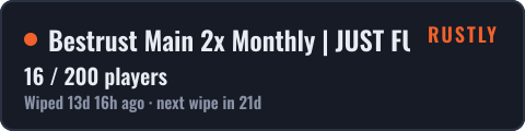 Bestrust Main 2x Monthly | JUST FULLWIPED 01.10 10/01 — live status badge
