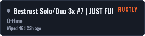 Bestrust Solo/Duo 3x #7 | JUST FULLWIPED 05.08 08/05 — live status badge