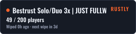 Bestrust Solo/Duo 3x | JUST FULLWIPED 04.10 10/04 — live status badge