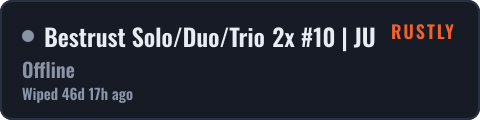 Bestrust Solo/Duo/Trio 2x #10 | JUST FULLWIPED 31.08 08/31 — live status