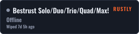 Bestrust Solo/Duo/Trio/Quad/Max5 2x #3 | JUST FULLWIPED 31.08 0 — live status