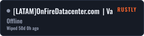 [LATAM]OnFireDatacenter.com | Vanilla | Wipe 03/09 — live status badge