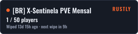 [BR] X-Sentinela PVE Mensal — live status badge