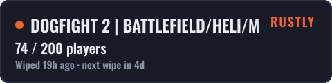 DOGFIGHT 2 | BATTLEFIELD/HELI/MINI/FFA/MM/AIMTRAINING/PVP — live status badge