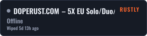 DOPERUST.COM – 5X EU Solo/Duo/Trio MyMini|Kits|Rewards — live status