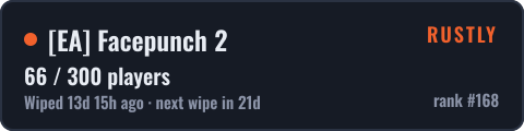EA Facepunch 2 — live status