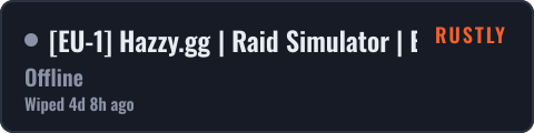 EU-1 Hazzy.gg | Raid Simulator | Bed Wars | Aim | Wiped 10/01 — live status