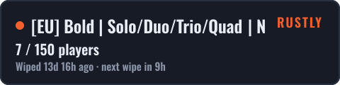 [EU] Bold | Solo/Duo/Trio/Quad | Newbie/Noob Friendly | Biweekl — live status badge