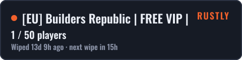 [EU] Builders Republic | FREE VIP | Creative | Sandbox — live status badge
