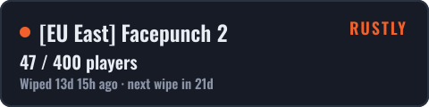 [EU East] Facepunch 2 — live status badge