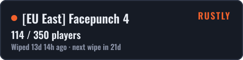EU East Facepunch 4 — live status