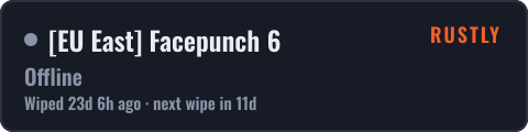 EU East Facepunch 6 — live status