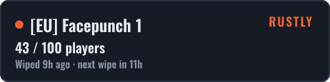 EU Facepunch 1 — live status