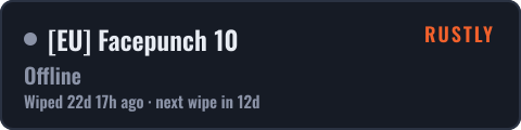 EU Facepunch 10 — live status