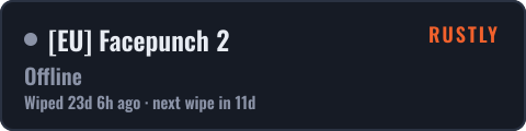 [EU] Facepunch 2 — live status badge