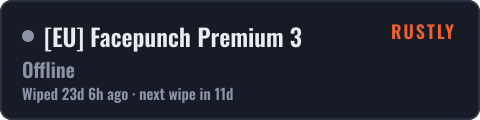 EU Facepunch Premium 3 — live status