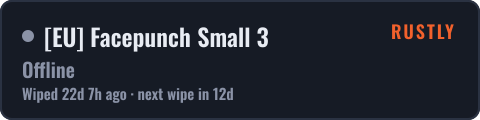 EU Facepunch Small 3 — live status