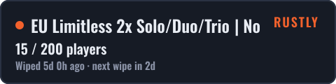 EU Limitless 2x Solo/Duo/Trio | No BP Wipes | Team BPs |x2 — live status badge