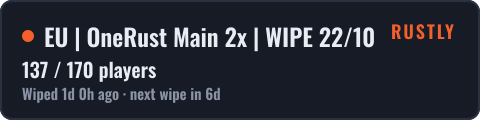EU | OneRust Main 2x | WIPE 22/10 — live status