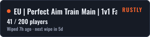 EU | Perfect Aim Train Main | 1v1 Facecheck FFA Targets — live status badge