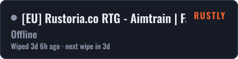 EU Rustoria.co RTG - Aimtrain | FaceChecks | Arena | 1v1 — live status