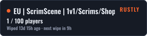 EU | ScrimScene | 1v1/Scrims/ShopFronts/FFA/Maze/Roams — live status badge