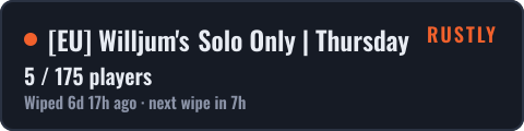 EU Willjum's Solo Only | Thursday Wipes — live status