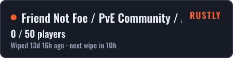 Friend Not Foe / PvE Community / Australasia — live status