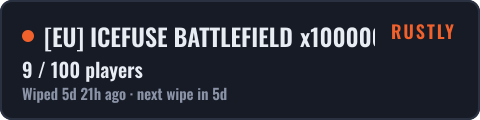 EU ICEFUSE BATTLEFIELD x1000000000|MYMINI|CLANS|KITS|PVP|FPS — live status
