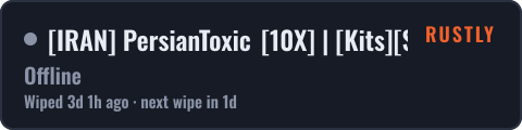 [IRAN] PersianToxic [10X] | [Kits][Shop][FreeVIP] — live status badge