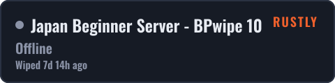 Japan Beginner Server - BPwipe 10/09 JP/KR/SEA|初心者 — live status