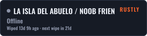 LA ISLA DEL ABUELO / NOOB FRIENDLY / LATAM - ESP / SPANISH ONLY — live status badge