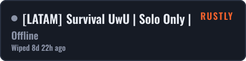 LATAM Survival UwU | Solo Only | NOOB — live status