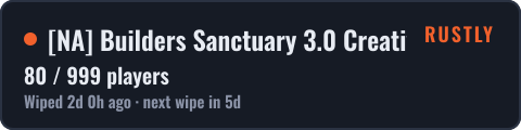 [NA] Builders Sanctuary 3.0 Creative | Sandbox | Minigames | — live status badge