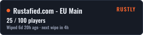 Rustafied.com - EU Main — live status