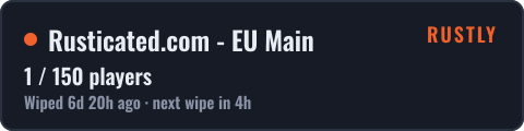 Rusticated.com - EU Main — live status