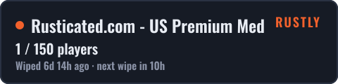 Rusticated.com - US Premium Medium — live status
