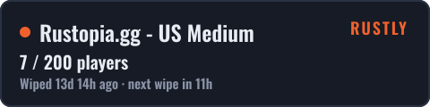 Rustopia.gg - US Medium — live status