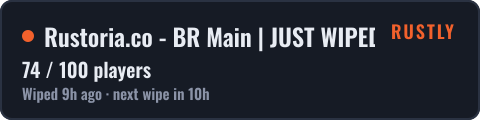 Rustoria.co - BR Main | JUST WIPED 15.10 — live status