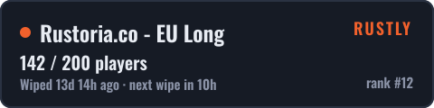 Rustoria.co - EU Long — live status