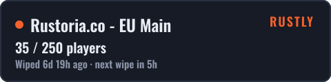 Rustoria.co - EU Main — live status