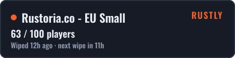 Rustoria.co - EU Small — live status