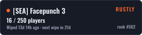 SEA Facepunch 3 — live status