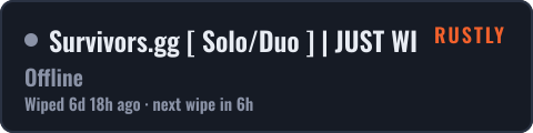 Survivors.gg Solo/Duo | JUST WIPED 10.10 — live status