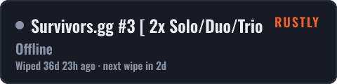 Survivors.gg #3 [ 2x Solo/Duo/Trio ] WIPED 16.09 — live status badge