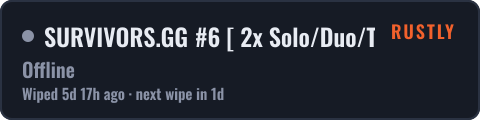 SURVIVORS.GG #6 [ 2x Solo/Duo/Trio/Quad ] FULLWIPED 17.10 — live status badge