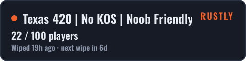 Texas 420 | No KOS | Noob Friendly — live status