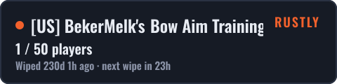[US] BekerMelk's Bow Aim Training Server | AimTrain — live status badge
